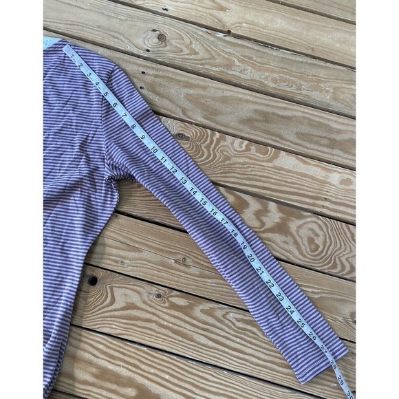 NWT DE Collection Stripe Social Type Dress Size XL Women’s Taupe MSRP $36.99 - Picture 7 of 7